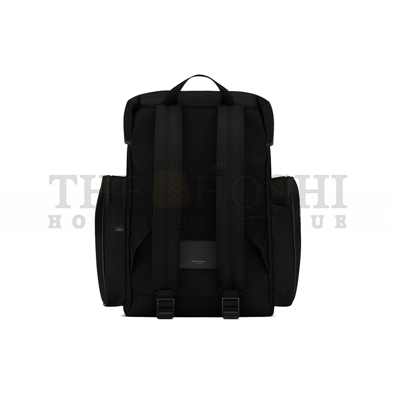 Y51 CITY MULTI-POCKET BACKPACK IN ECONYL®, SMOOTH LEATHER AND NYLON 437110FAACZ1000 (42*34*22cm) Master Quality